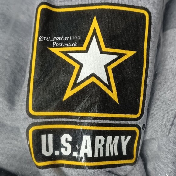 𝗨.𝗦. 𝗔𝗥𝗠𝗬®️ Star Emblem Tee XL Gray - Picture 2 of 5
